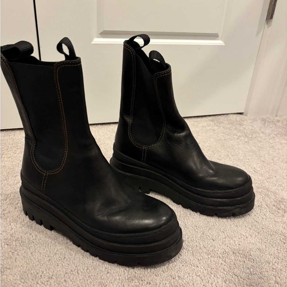 Loeffler Randall Chunky Lug Sole Boot
